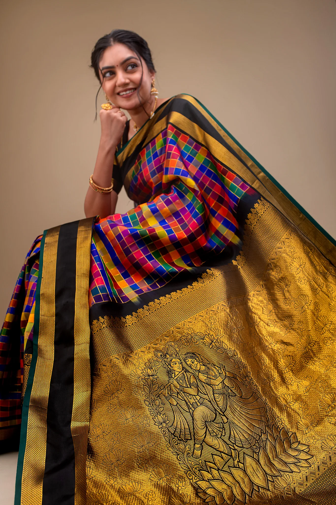 Radhe Krishna Divine Heritage Saree